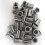 60Pcs M8 Rivet Nuts Stainless Steel Threaded Rivet Insert Nuts M8-1.25mm 5