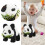 Interaktiv panda-leke med lyd og bevegelse, hvit 2