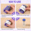 2 Pcs Vial Label Applicator 3ml and 10ml Bottle Labeling Application Tool for Small Essential Oils Containers Bottles B 2