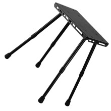 1Opvouwbare Campingtafel Van Zwart Ijzer, Voor Kamperen En Bbq