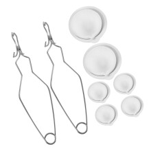 1Set Metalen Smeltkroes Met Stevige Crucible Plier En Diverse Kleuren
