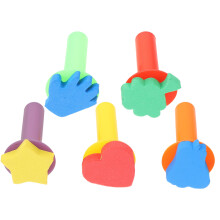 5St Verf Spons Stampers Set Voor Kind En Gezinsactiviteiten