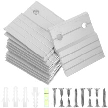 6Sets Duurzame Aluminium Z-Clip Haken Voor Schilderijen En