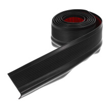 Zwarte Trapafwerking Strip PVC Non-Skid Veilige Traptreden Cover