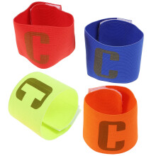 4St Sport Captain Armband Set Polyester Voor Voetbal En Hockey