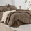 Queen Comforter Set Brown 7-Piece OEKO-TEX Certified 5