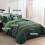 Set de pilotă Boho Green Queen, microfibră, 8 piese 2