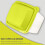 BPA-Free Pickle Container with Strainer Green1.5L 3