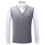 Men's V-Neck Knitted Sweater Vest Solid Color 4