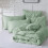Queen Sage Green Comforter Set 7-Piece with Sheets 6