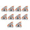30Pcs Compact Wire Conductor Connector, T-Shape Lever Nut Wire Connector, Quick Splitter 3 Way Electrical Connectors 2