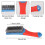 4-Pack Heavy Duty Stainless Steel Wire Brushes for Efficient Cleaning and Rust Removal 4