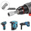 10PCS SDS- Drill Chuck Adapter, SDS  Bit Adapter to 1/4 Inch 6.35mm Hex Socket Steel Drill Holder, Drill Bit 5