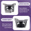 2X BV616F012DC Car Engine Mount Anti Shake Bracket for  Escape Focus Ecoboost  2010-2017 8