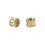 M3 x 3mm Female Thread Brass Knurled Threaded Insert Embedment Nuts 400PCS 6