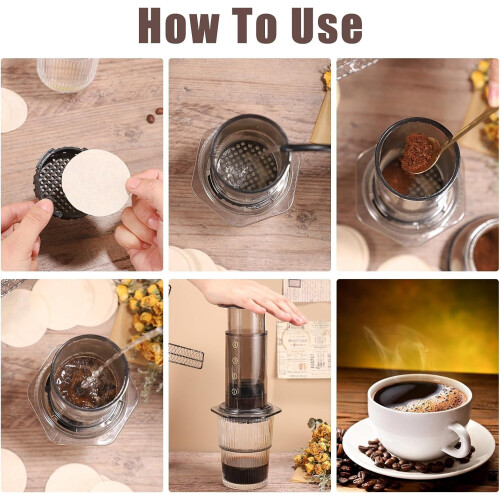 Filtres à café ronds non blanchis (1000 pièces) 2