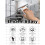 Mini foldable desktop mop with replaceable sponge head 8
