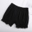 Women's Cotton Leisure Shorts Solid Color Loose Fit with 4