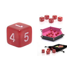 1,6 cm RPG-terning From Hell sekssidede D6-terninger