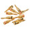 Bananenstekkers, Connectoren, Open Schroeftype, 30 Paar 2