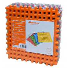 Marioinex Vaffel Byggeklodser Baser 4 stk 36,5x36,5 Nye Farver