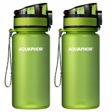 Aquaphor City 0,35L filterflaske to grøn lille til børn 350ml