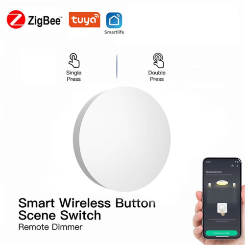 3X Tuya ZigBee Devices Button Scene  Intelligent Linkage   Battery Powered Work with  Life 2