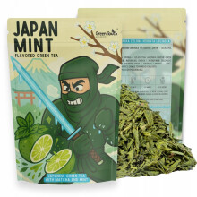 Japansk grøn te JAPAN MINT 50 g SHIZUOKA MATCHA mynte lavendel