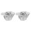 50St M8 Metall Captive T Nuts Pronged Tee Blind Nuts Metriska 7