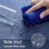 Denim Blue Rectangle Tablecloth Waterproof Wrinkle 4