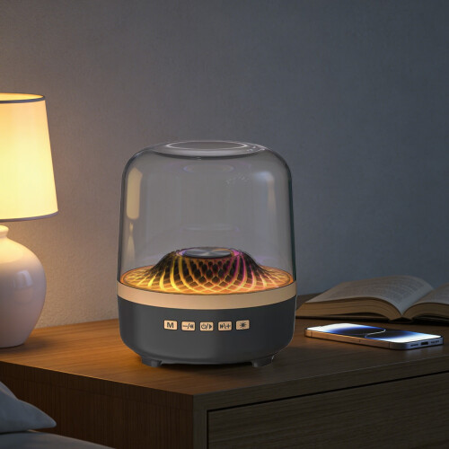 Bluetooth Speaker with Music-Sync RGB LED Base Portable 1