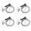 Graver Handle Hand Piece for Engraving Machine Pneumatic Jewelry Making Tools for Jewelry Making Working Design 4 Set 2