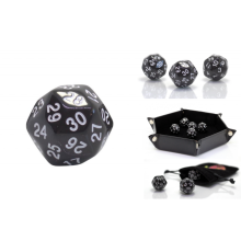 RPG terning tredivesidet D30 sort