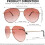 Διεστιακά γυαλιά ηλίου ανάγνωσης τύπου Aviator UV400 +2.0Lens3 7