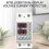 3X Din Rail Dual Display Adjustable Over Voltage Current and Under Voltage Protective Device Relay 40A 220V 230V 5