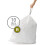 Sacs poubelle à cordon Code R blancs 10 L, lot de 100 2