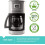 14-Cup Glass Coffee Carafe with Black Handle for DCC-2200 5