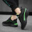 Boys Sneakers Green Hook-and-Loop Strap Mesh Athletic Shoes 7