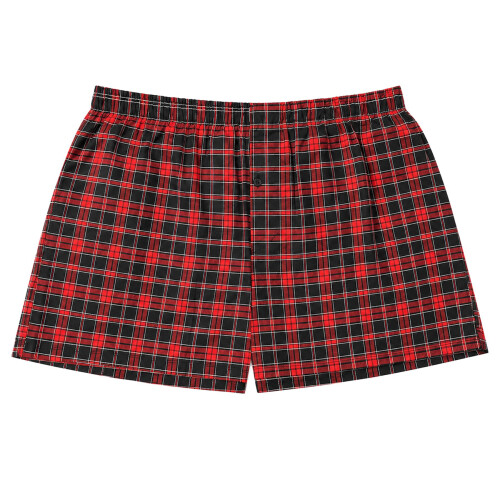 (S, Multicoloured 2) Mens Woven Boxer Shorts 6 Pack  2