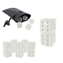 RPG Terning Usynlighedskappe Sekssidet D6 Terning 1,6 cm