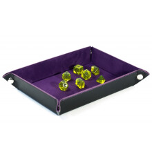 Fløjlslæder terningbakke Magnata RPG terningbakke 22x16 cm