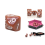 RPG terninger ti-sidede D10 terninger brune 0-9 1