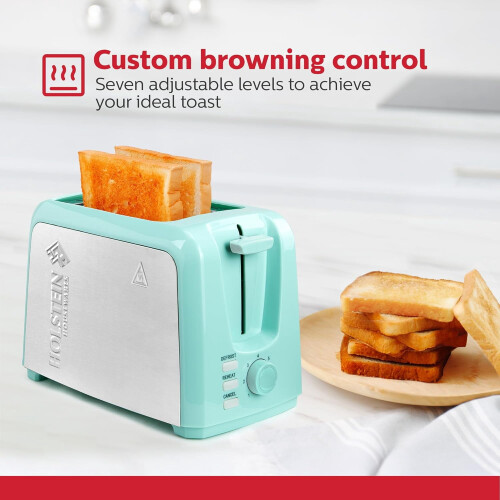 Φρυγανιέρα 2 τεμαχίων από ανοξείδωτο ατσάλι, μέντα, 7 επίπεδα ψησίματος 1