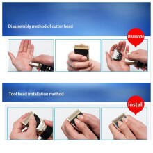 4X Blade Nozzles Pet Clipper Blade Steel Cutter Dog Hair Trimmer Spare for Baorun 938 X1 X5 P3 P2 X7 P7 S1 T2 T3 C1