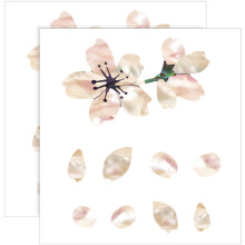 2St Unieke Sakura Gitaarstickers Zelfklevend Fingerboard Decor