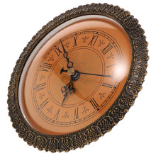 Vintage Klokkop Insert Met Metalen En Plastic Onderdelen Goud