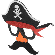 1Uniek Piratenbril Masker Voor Carnaval En Themafeest