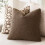 Bouclé Pudebetræk Neutral Chokolade 2-pak 16x16 5