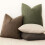 Bouclé Pudebetræk Neutral Chokolade 2-pak 16x16 6