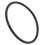 5 PCS 80 mm External Dia 4 mm Thick Filter Rubber O-Ring Seal Black 6